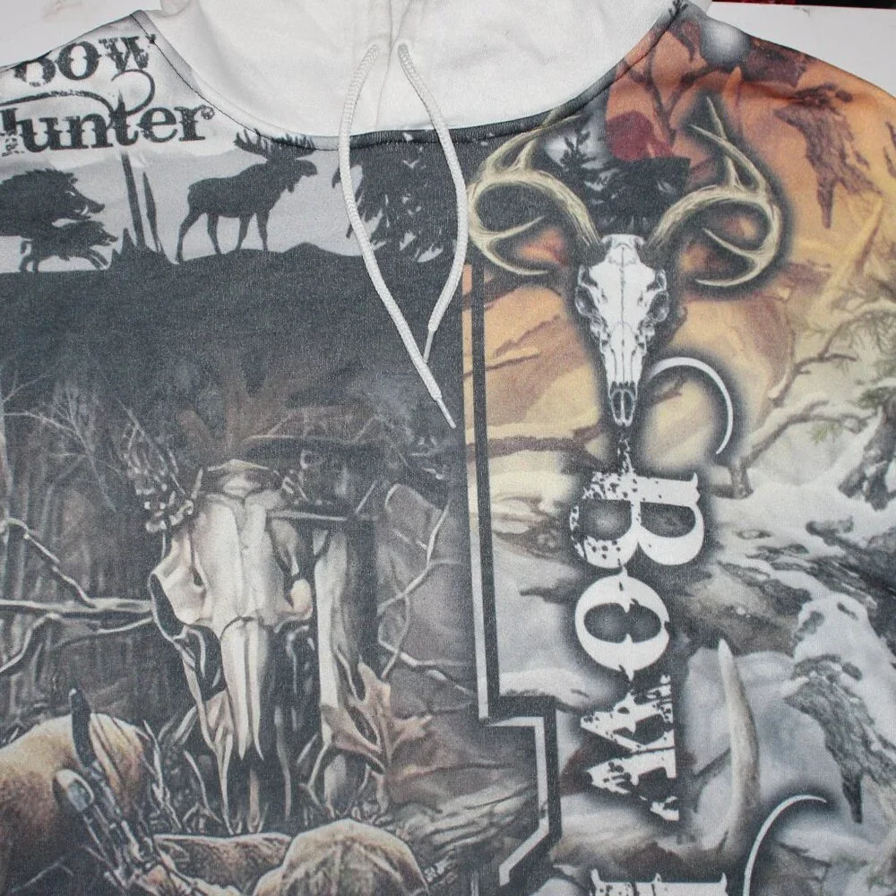 Bow Hunter Camo Hoodie - Size XL - Picture 5 of 6